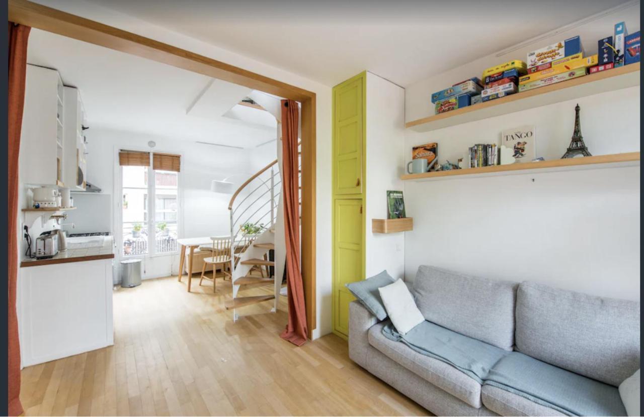 Paris Petit Appartement Lumineux Et Atypique Exterior photo
